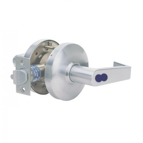 CalRoyal storeroom lever lock with Schlage FSIC less core,